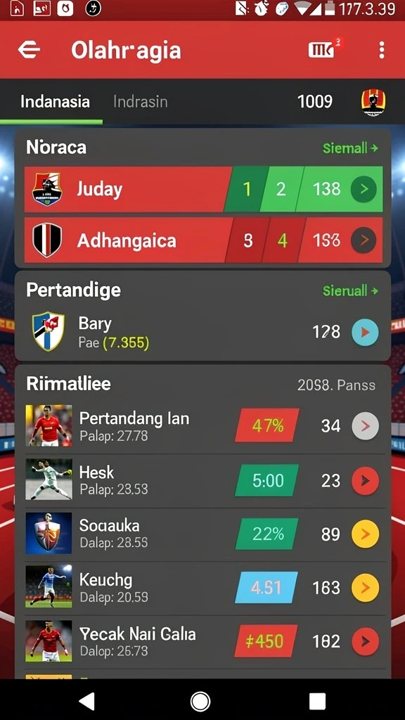 Tampilan antarmuka yang bersih dan menarik.