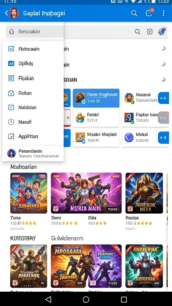 Leaderboard untuk melihat skor tertinggi pemain, menambah semangat kompetisi.