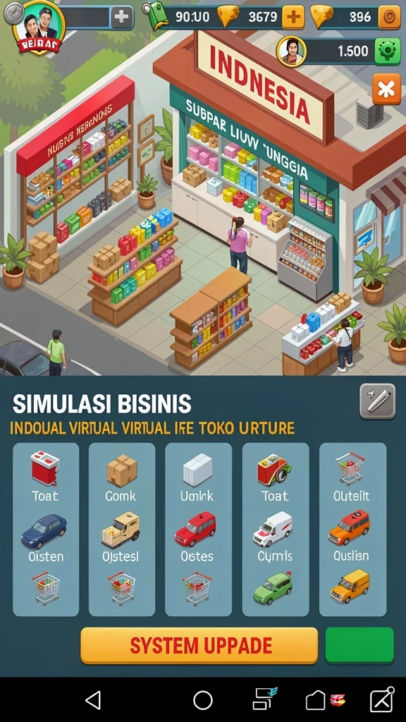 Karakter-karakter menarik dengan desain yang unik.