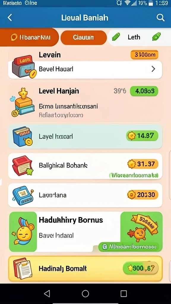 Screenshot aplikasi 99SL menampilkan mode permainan yang seru.