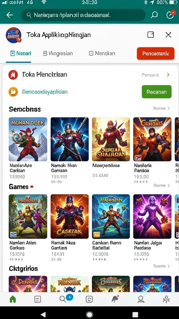 Screenshot aplikasi 99SL menunjukkan karakter baru yang unik.