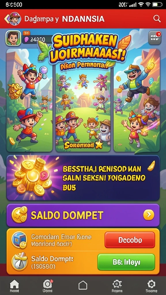 Fitur mode permainan yang bervariasi dan seru.