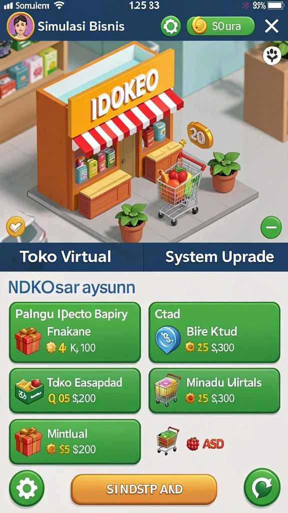 Tampilan antarmuka yang user-friendly dan menarik.