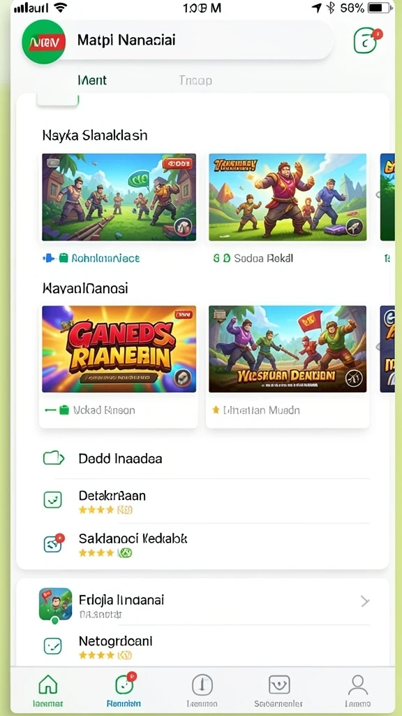 Tampilan antarmuka yang menarik dan user-friendly.