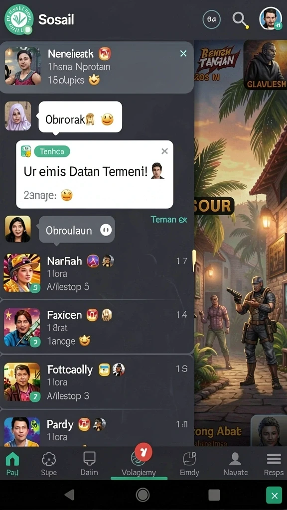 Tampilan antarmuka yang menarik dari CEMARA77.