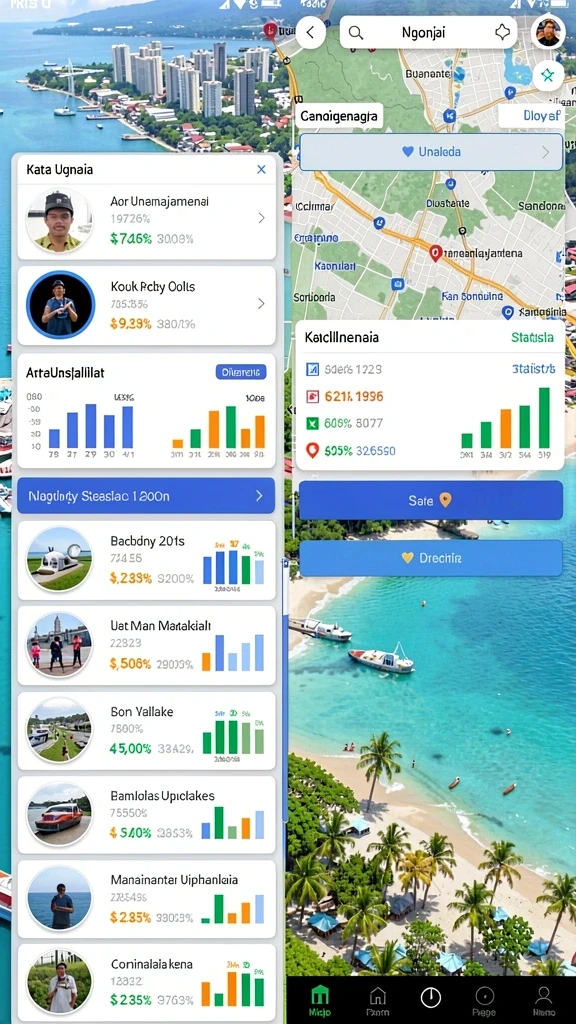 Karakter-karakter dengan desain yang unik.