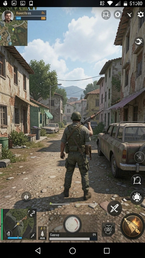 Screenshot menggambarkan karakter yang bisa dikustomisasi.