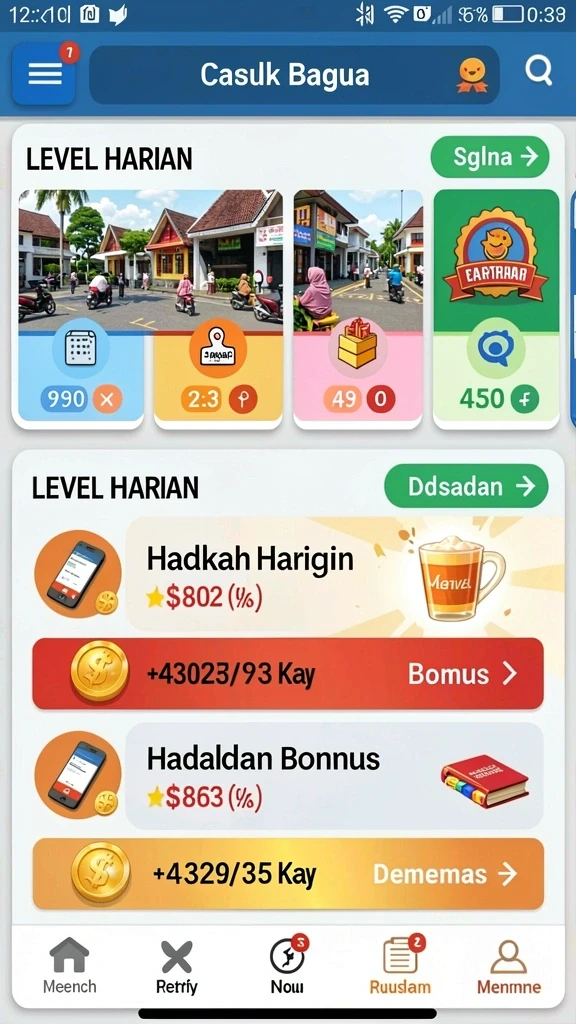 Melihat berbagai jenis permata yang dapat dikumpulkan.