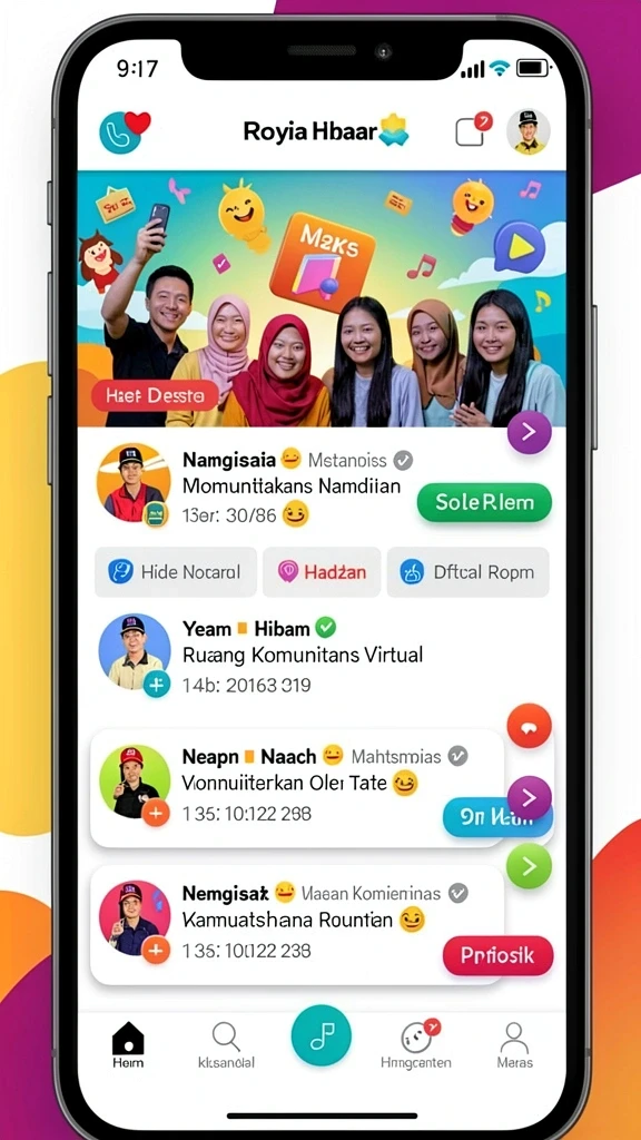 Tangkapan layar menunjukkan fitur multiplayer yang seru.