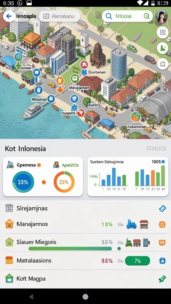 Fitur interaksi dengan pemain lain yang unik.