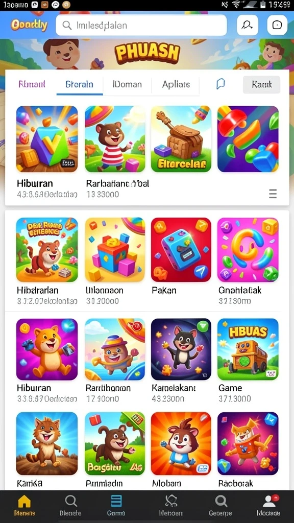 Fitur interaksi sosial memungkinkan pemain saling terhubung.