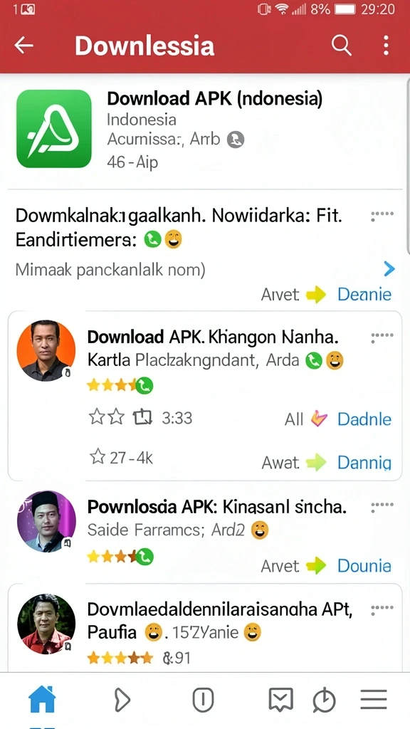 Tampilan awal yang menarik dan penuh warna.