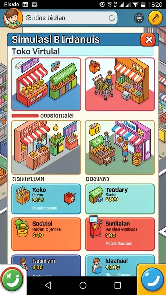 Karakter yang beragam dan unik untuk dipilih.