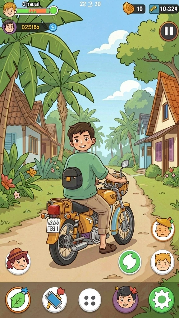 Karakter unik yang dapat dipilih dalam KOSTOTO.