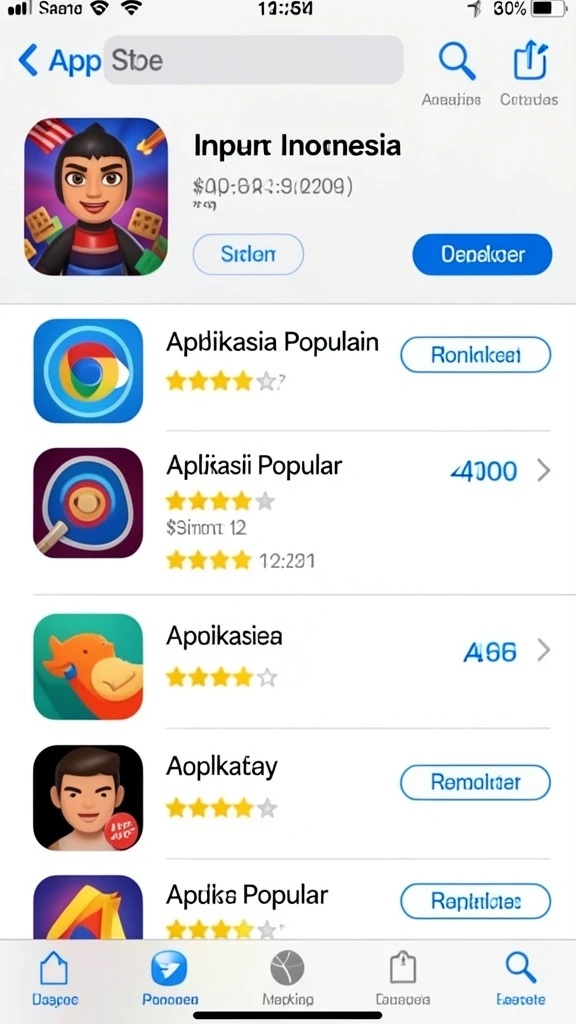 Berbagai karakter menarik yang bisa dipilih.