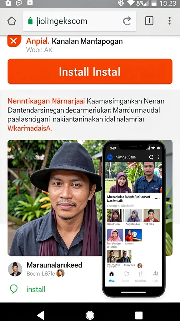 Tampilan antarmuka yang user-friendly.