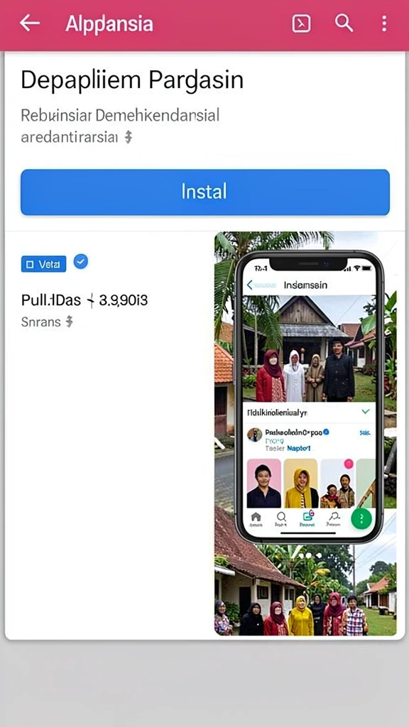 Tampilan antarmuka MIGASPIN yang menarik.