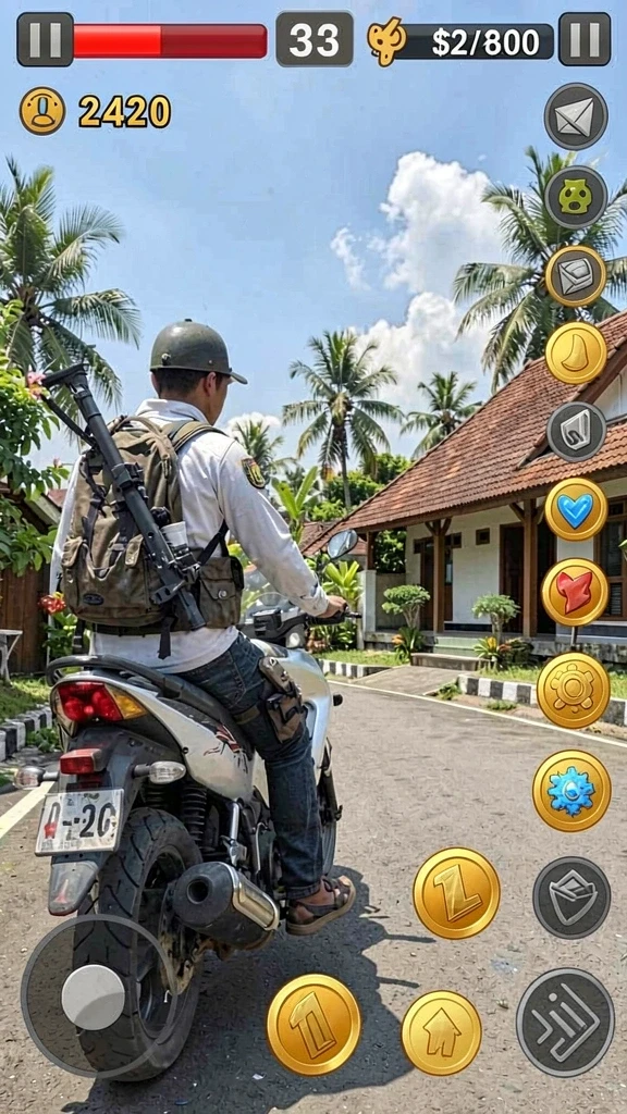 Karakter unik yang dapat di unlock berdasarkan pencapaian.