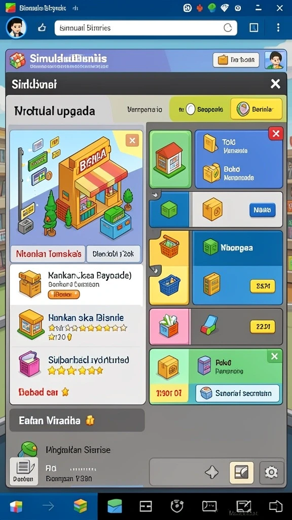 Tampilan grafis yang menawan dan penuh warna.