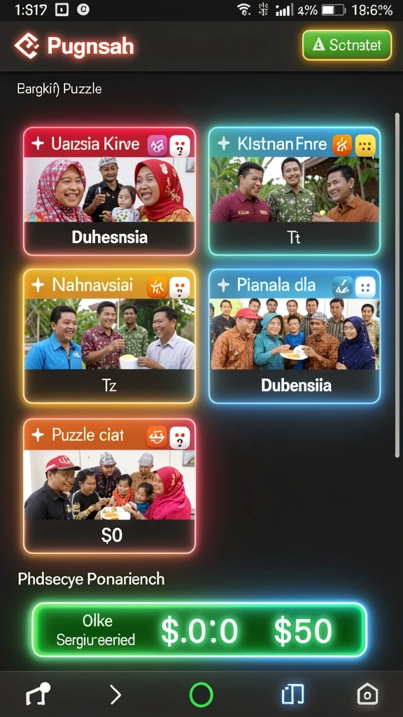Cuplikan aksi seru dalam pertarungan level yang menarik.