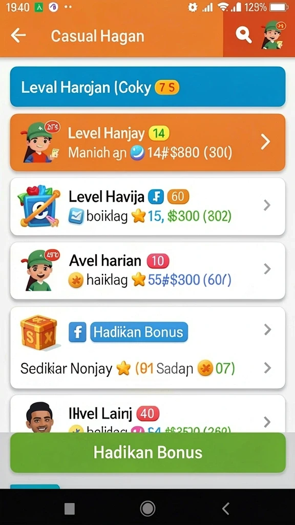 Tantangan level baru yang menguji keterampilan strategis Anda.