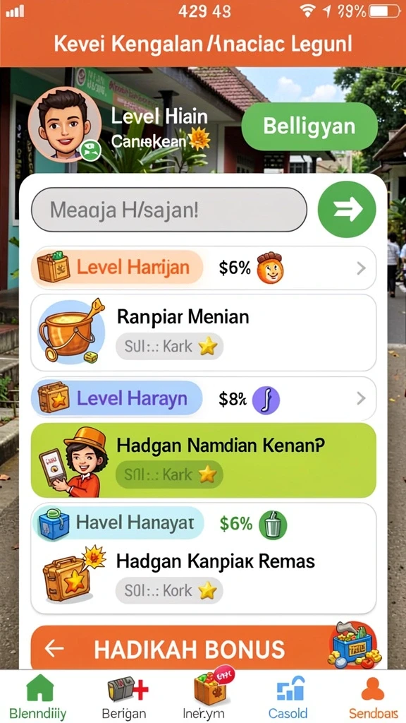 Tampilan antarmuka yang user-friendly.