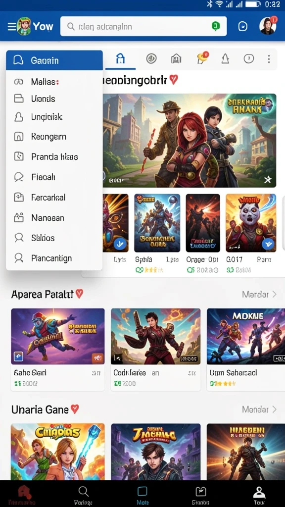 Tampilan antarmuka pengguna yang modern dan menarik.
