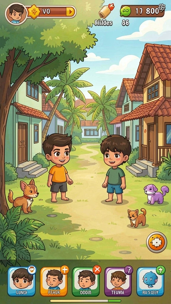 Mode multiplayer yang memungkinkan bersaing dengan pemain lain.