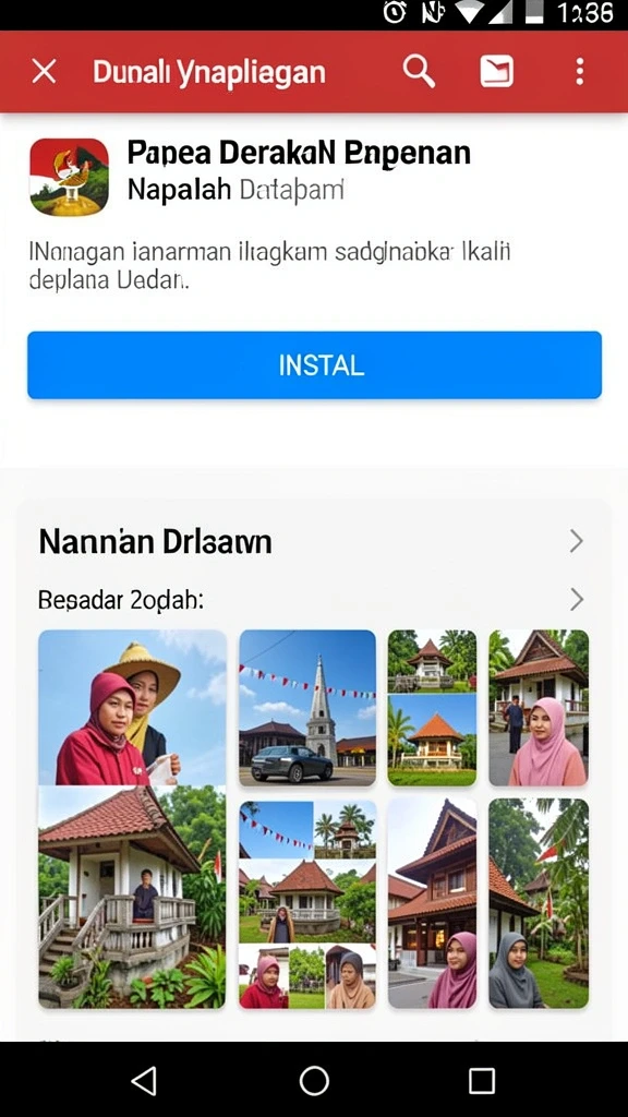 Screenshot menunjukkan tampilan antarmuka yang menarik dan intuitif.