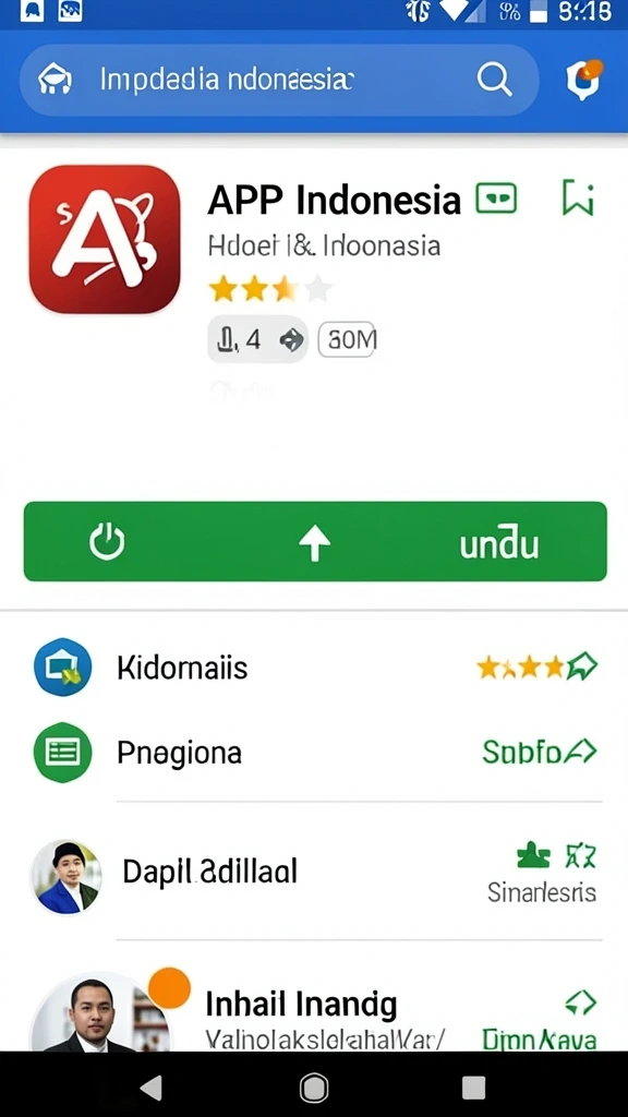 Tampilan awal yang menarik perhatian pengguna.