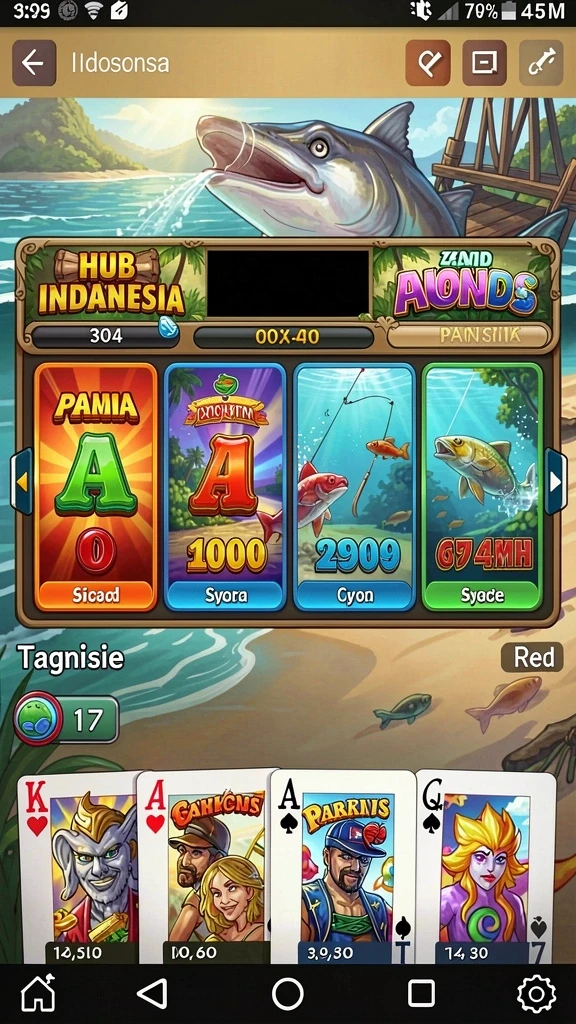 Screenshoot gameplay dengan tema slot yang menarik.